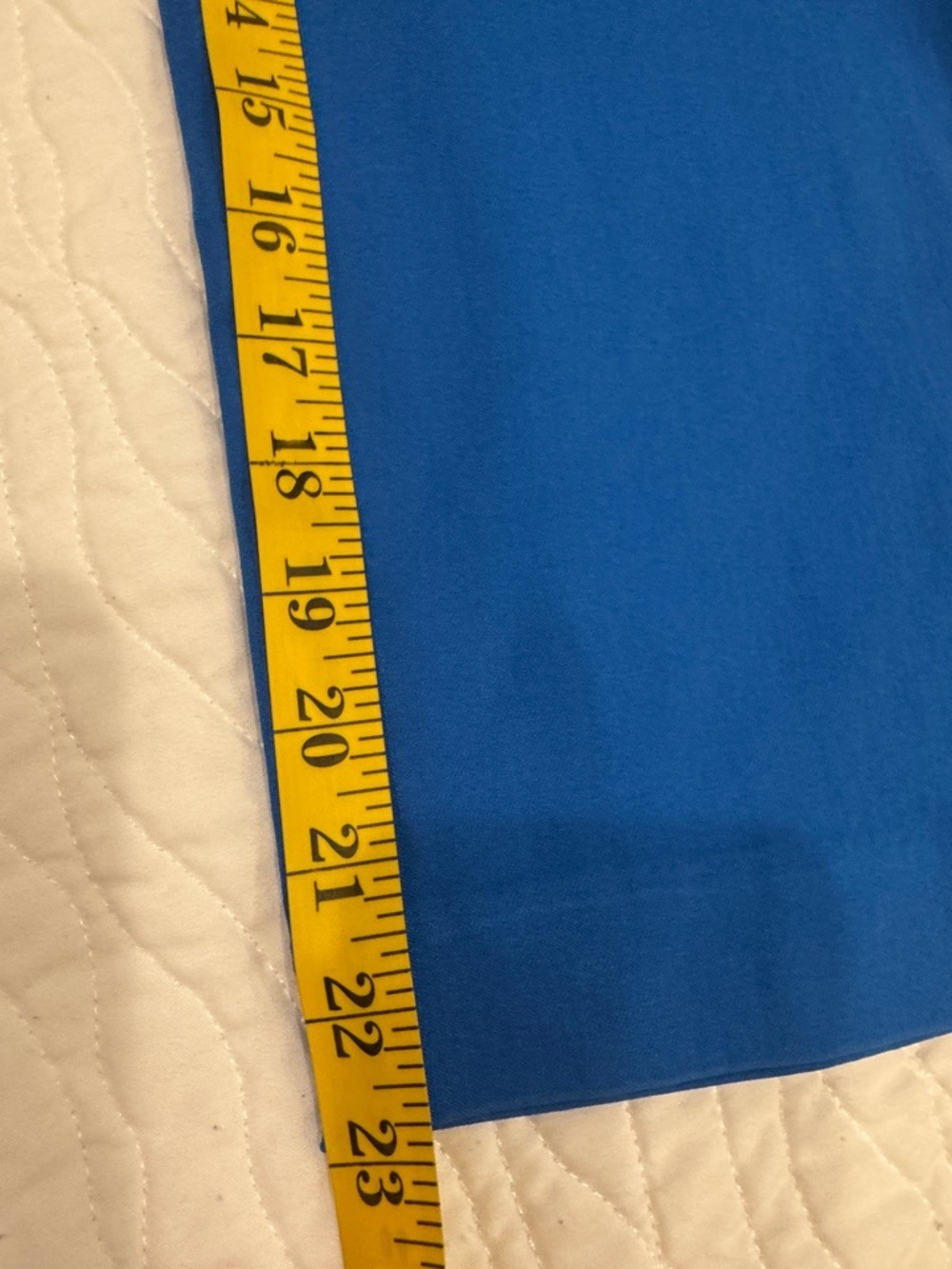INC International Concepts Electric Blue Capri Mid Rise Pants - Picture 8 of 8